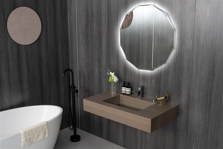 Bathroom Slate Glass Countertop